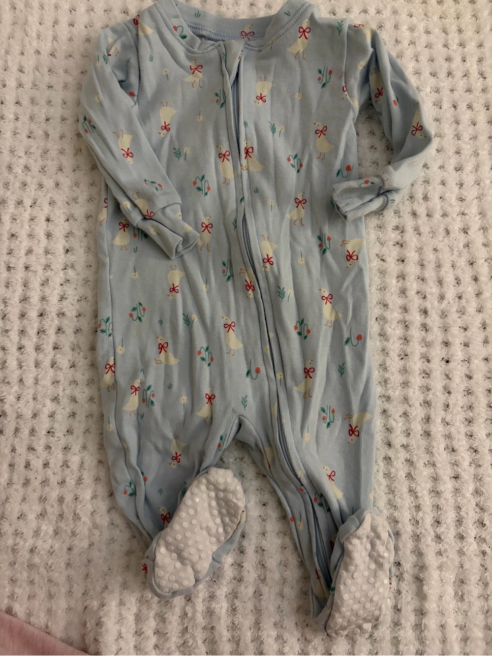 Amazon Essentials- Sofia Grainge ducky onsie and cardigan